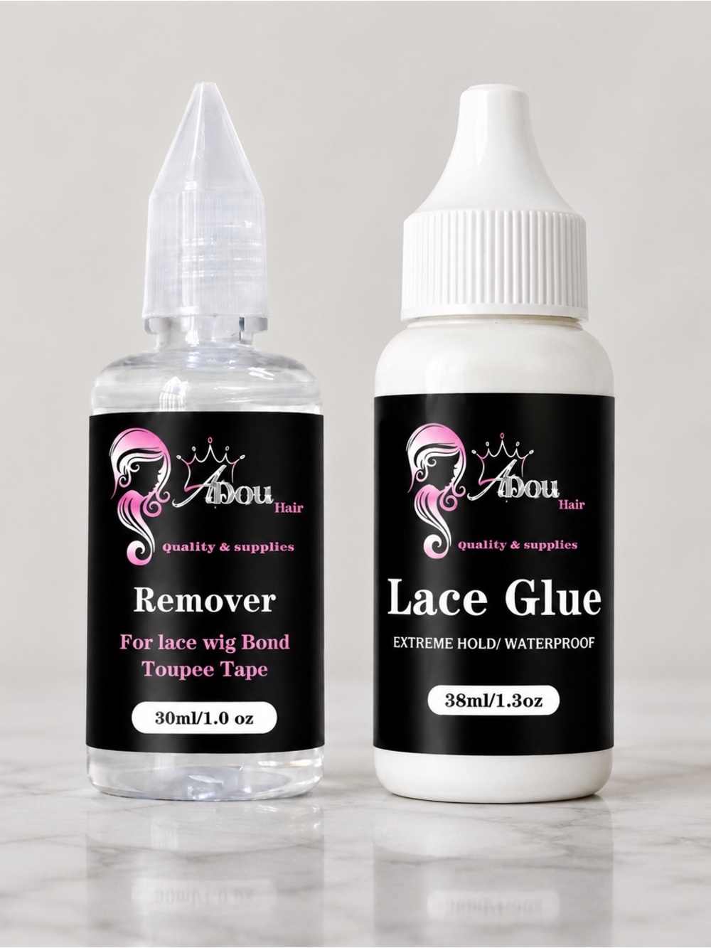 Lace Glue & Remover Set – White and Clear pcs 2